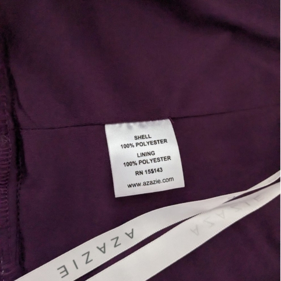 Azazie Calla Dress in Grape, size 2 - Picture 10 of 12